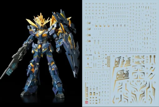 C20 RG Banshee Gundam (Metallic Color) Decal Sheet -Model Figures Store 06 14 C20RGBansheeMetallic 2