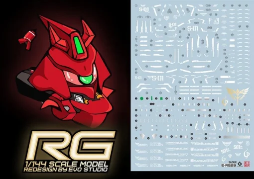 C22 RG Sazabi Decal Sheet -Model Figures Store 06 14 C22RGSazabi 2