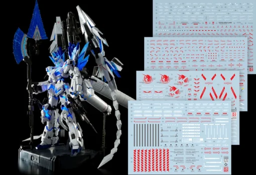 D20 PG Unicorn Gundam (Red) Perfectibility & Divine Expansion Set Decal Sheet -Model Figures Store 06 60 D20UnicornGundamPerfectibilityRED 5