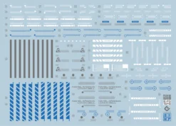 D21 PG Unicorn Gundam (Blue) Perfectibility & Divine Expansion Set Decal Sheet -Model Figures Store 06 60 D21UnicornGundamPerfectibilityBLUE 4