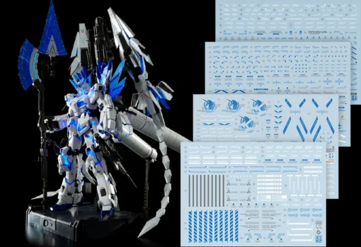 D21 PG Unicorn Gundam (Blue) Perfectibility & Divine Expansion Set Decal Sheet -Model Figures Store 06 60 D21UnicornGundamPerfectibilityBLUE 5