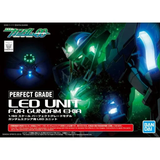 Bandai Mobile Suit Gundam 00 PG Gundam Exia (Gundam 00 Ver.) 1/60 Scale LED Unit Set -Model Figures Store 153 3006 s cct84dd0a30vaoaq5h8uovpobrzn