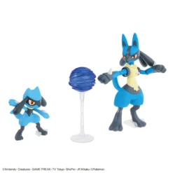 Bandai Pokemon Plamo Collection #44 Riolu & Lucario Model Kit -Model Figures Store 155 3797 s i8as923melduh98g19xthju9so9b