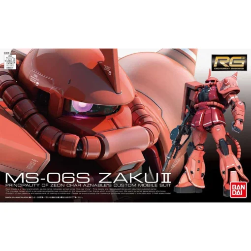 Bandai RG 1/144 #02 MS-06S Char's Zaku II -Model Figures Store