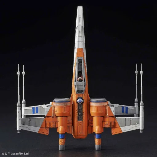 Bandai Star Wars The Rise Of Skywalker Poe's X-Wing Fighter 1/72 Scale Model Kit -Model Figures Store