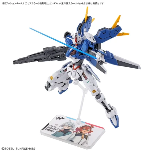 Bandai Action Base 6 [Clear Color] Mobile Suit Gundam The Witch From Mercury Sticker Set -Model Figures Store 159 5675 o 1gvqkinolg5thuth669p91f0931