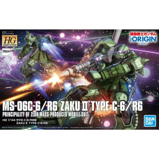 Bandai HG The Origin 1/144 #25 Zaku II (Type C-6/R6) -Model Figures Store 190 3123 s e9zn2bhyctflek42m53eh1gbfos0