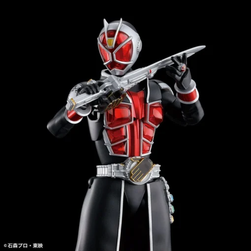 Bandai Kamen Rider Figure-rise Standard Kamen Rider Wizard (Flame Style Ver.) Model Kit -Model Figures Store