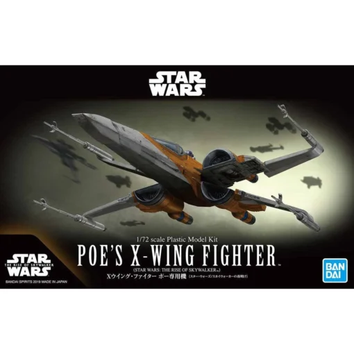 Bandai Star Wars The Rise Of Skywalker Poe's X-Wing Fighter 1/72 Scale Model Kit -Model Figures Store 196 3489 s bteeyf8o2jhps0hp2isqjiofy8g3