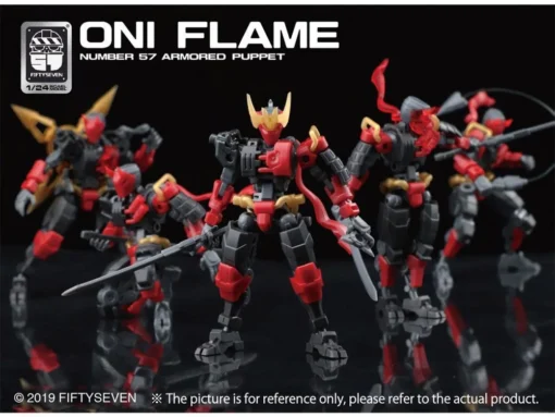 Number 57 Armored Puppet Oni Flame 1/24 Scale Model Kit -Model Figures Store 2db48d7f 6e89 4d23 9704 7adae038a938 1