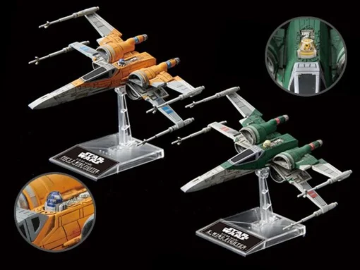 Bandai Star Wars Poe's X-Wing & X-Wing Fighter (The Rise Of Skywalker) 1/144 Scale Model Kit Set -Model Figures Store 3a0a3648 59fe 49f2 a681 7cf0c857c0f0