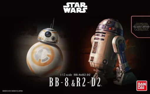 Bandai Star Wars The Force Awakens BB-8 & R2-D2 1/12 Scale Model Kit -Model Figures Store 615nsq3eirl sl1500