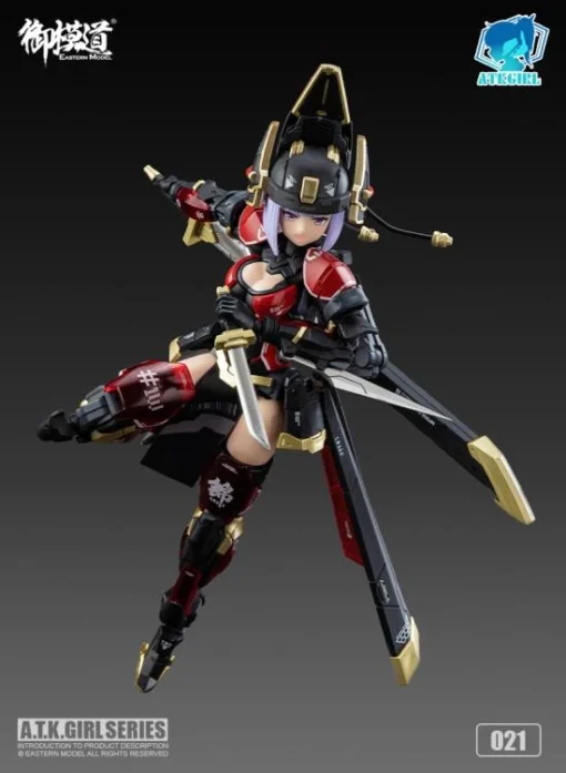 [Red Ver] A.T.K. Girl Brocade-Clad Elite Guard (Jinyi Wei JW-021) 1/12 Scale Model Kit -Model Figures Store 668582f9 5d91 4cb1 a46d 3a6d044945df 1