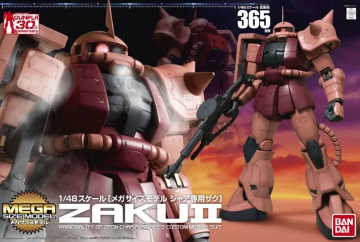 Bandai Mega Size Model - 1/48 Scale MS-06S Zaku 2 -Model Figures Store 673