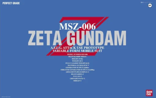 Bandai PG 1/60 MSZ-006 Zeta Gundam -Model Figures Store 71D8bCjktSL. SL1500