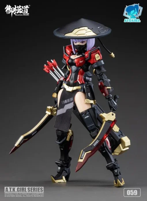 [Red Ver] A.T.K. Girl Brocade-Clad Elite Guard (Jinyi Wei JW-059) 1/12 Scale Model Kit -Model Figures Store 9e537746 c163 4981 95d2 ac8af8658839 1 1