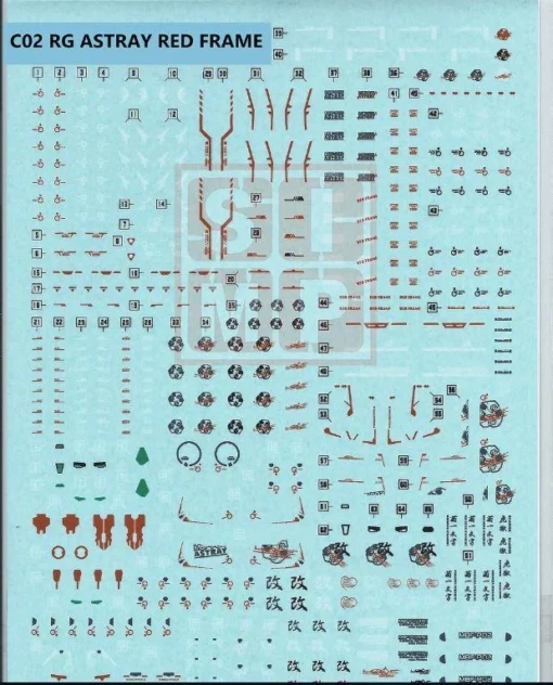 C02 RG 1/144 Astray Red Frame -Model Figures Store Capture 58d4db87 6156 42c6 ad5d 92d8874ac908