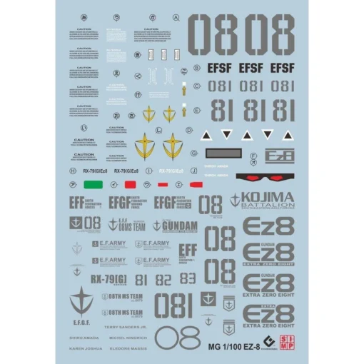 E39 MG Gundam EZ-8 Decal Sheet -Model Figures Store E39 EZ8 0nyv0ygn 2 large 3d1afd6c d52a 4e42 85fb 25f6de3da1a8