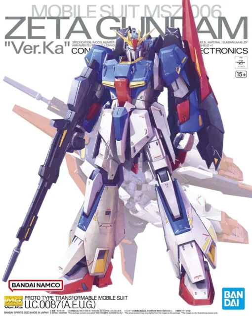 Bandai MG 1/100 Zeta Gundam (Ver.Ka) -Model Figures Store FrTSkecaEAIRPOA