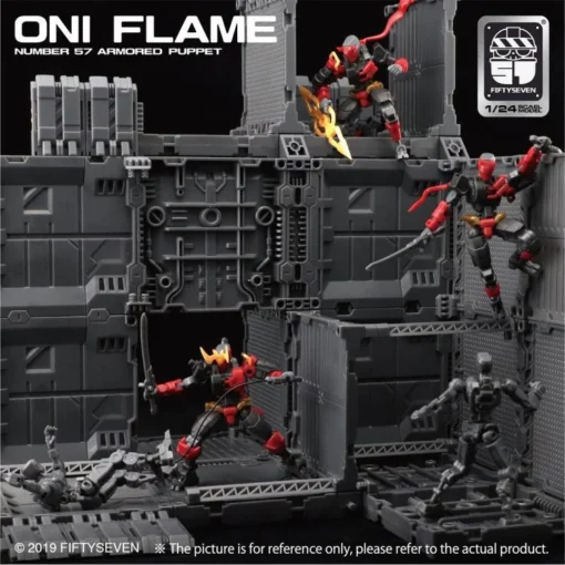 Number 57 Armored Puppet Oni Flame 1/24 Scale Model Kit -Model Figures Store b3bdea98 f501 479a a7db 81269950fdbc 1