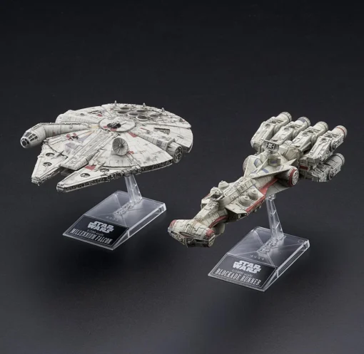 Bandai 1/1000 BLOCKADE RUNNER & 1/350 MILLENNIUM FALCON -Model Figures Store falcon blockade runner 001