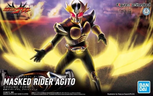 Bandai Kamen Rider Figure-rise Standard Kamen Rider Agito (Ground Form) Model Kit -Model Figures Store figure rise standard kamen rider agito ground form