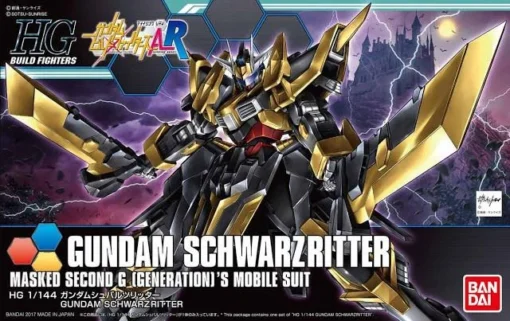 Bandai HGBF 1/144 #55 Gundam Schwarzritter -Model Figures Store hgbf schwarzritter 1