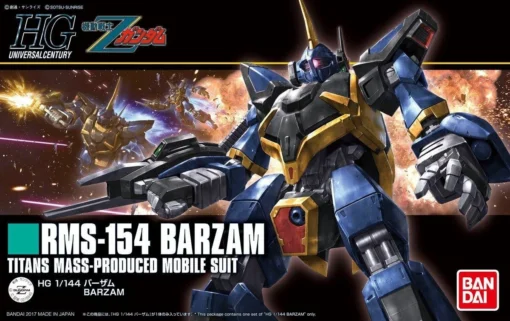 Bandai HGUC 1/144 #204 Barzam -Model Figures Store hguc barzam box art