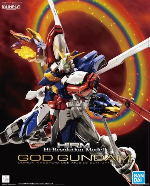 Bandai HiRM 1/100 God Gundam -Model Figures Store hirm god gundam 1