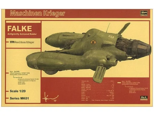 Maschinen Krieger MK01 1/20 Antigravity Armored Raider Pkf.85 FALKE Model Kit -Model Figures Store hsgmk