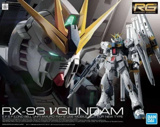 Bandai RG 1/144 #32 RX-93 Nu Gundam -Model Figures Store rg rx 93 nu gundam pa