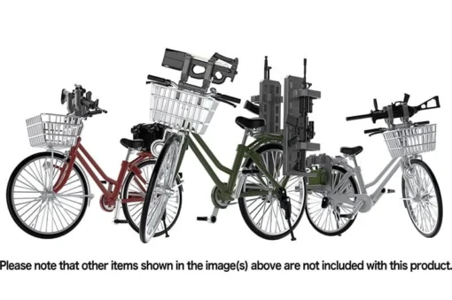 TomyTec Little Armory 1/12 LM007 Commuting Bicycle Defense School Olive Drab -Model Figures Store tmt31217 3